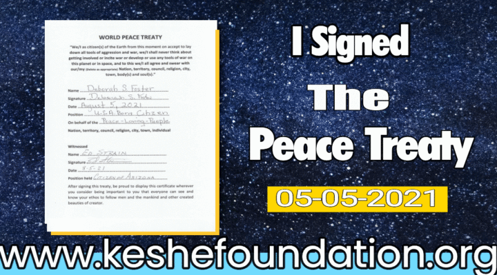 I signed the Treaty of Peace